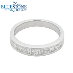 14K White Gold Diamond Ring- Size 7