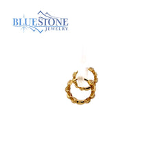 Gold Multi Sparkle Huggie Earrings