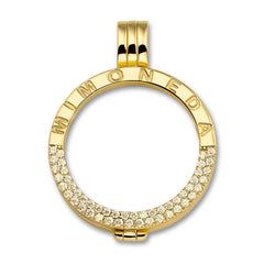 PENDANT SILVER GOLD PLATED DELUXE small