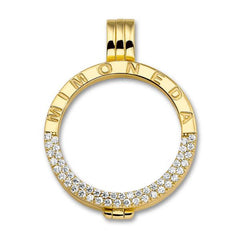 PENDANT SILVER GOLD PLATED DELUXE small