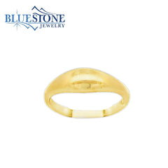 Gold Plated Dome Ring- Sz. 6.75