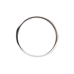14KT White Gold Wedding Band- Size 7.25