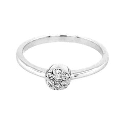 14 Karat White Gold Engagement Ring
