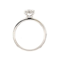 14 Karat White Gold Diamond Engagement Ring