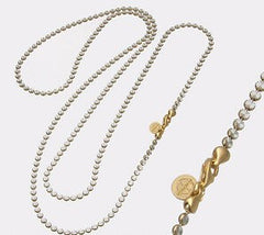 NECKLACE SILVER GOLD PLATED GRACIA