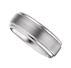 Tungsten Men's Wedding Band- Size 7.5
