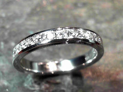 14 Karat White Gold Wedding Band