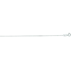 14K Gold .5Mm Diamond Cut Flat Cable Chain