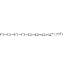 14K Gold 4.6Mm Lite Oval Rolo Chain