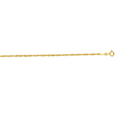 14K Gold 1.8Mm Singapore Chain