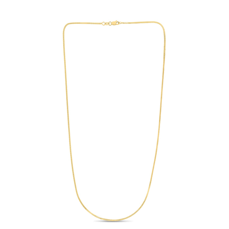14K Gold 1.1Mm Milano Chain