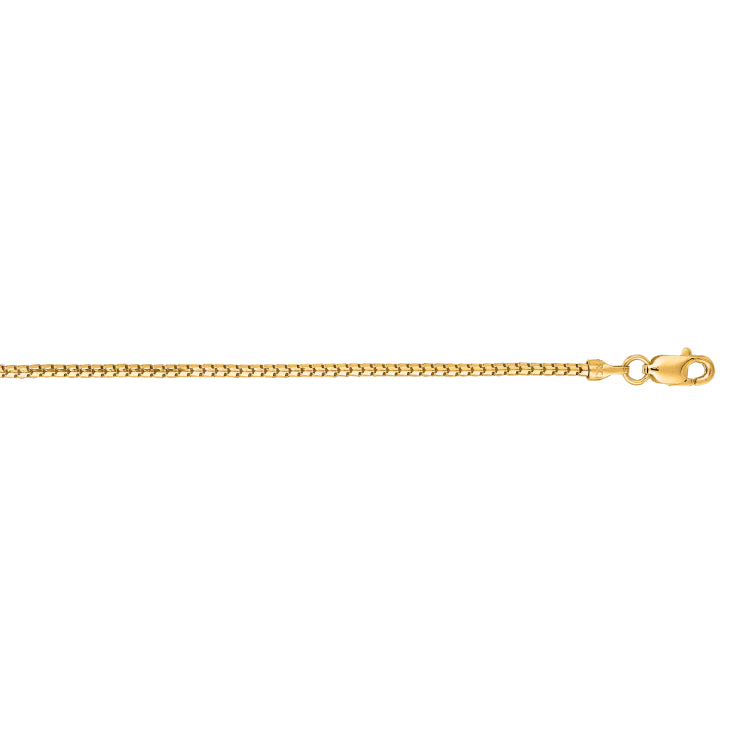 14K Gold 1.3Mm Ice Chain