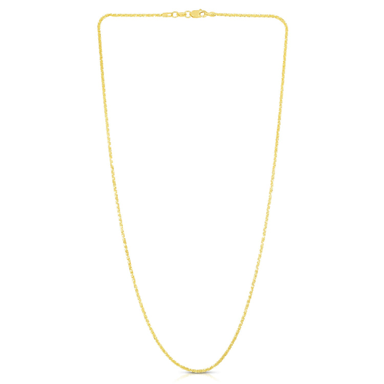 14K Gold 1.5Mm Sparkle Chain
