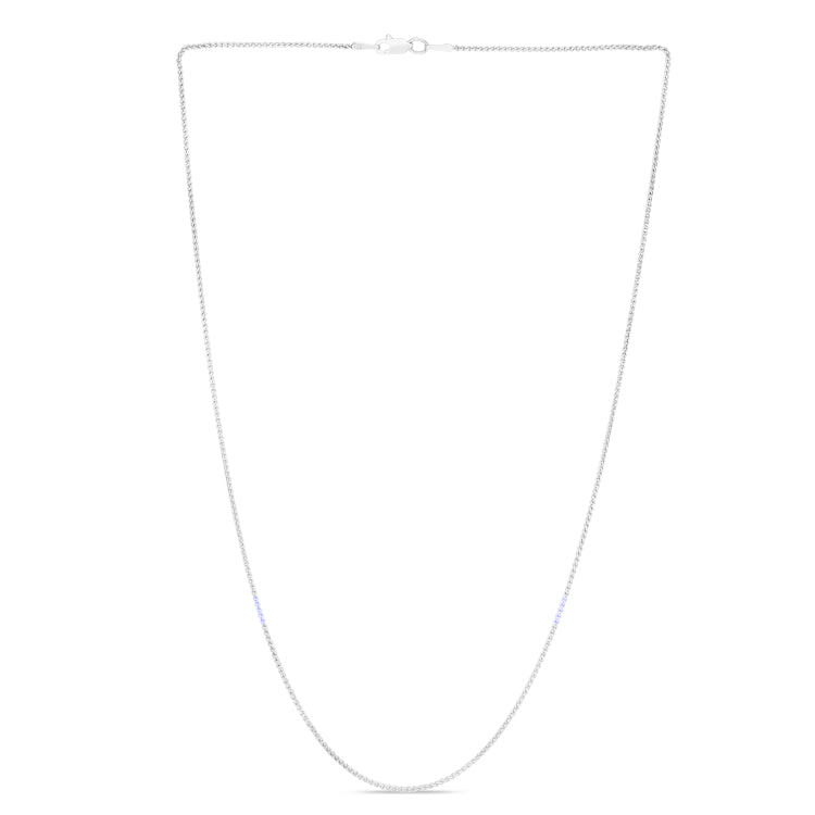 14K Gold 1.2Mm Round Wheat Chain