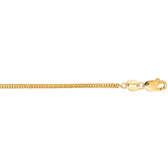 14K Gold 1Mm Foxtail Chain