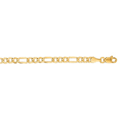 14K Gold 3.7Mm Lite Figaro Chain