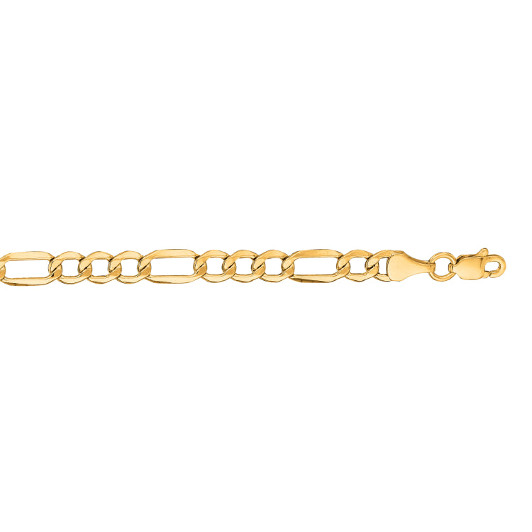 14K Gold 4.7Mm Lite Figaro Chain