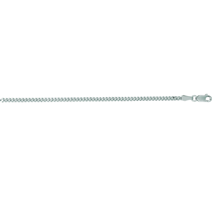 14K Gold 2.2Mm Gourmette Chain