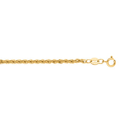 14K Gold 2Mm Lite Rope Chain