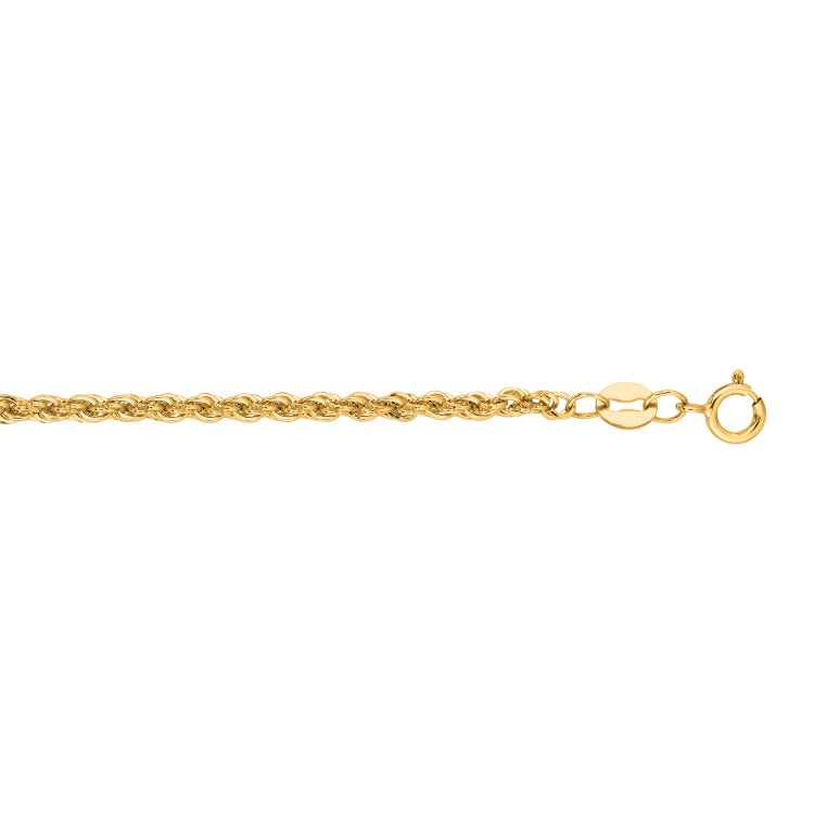 14K Gold 2Mm Lite Rope Chain