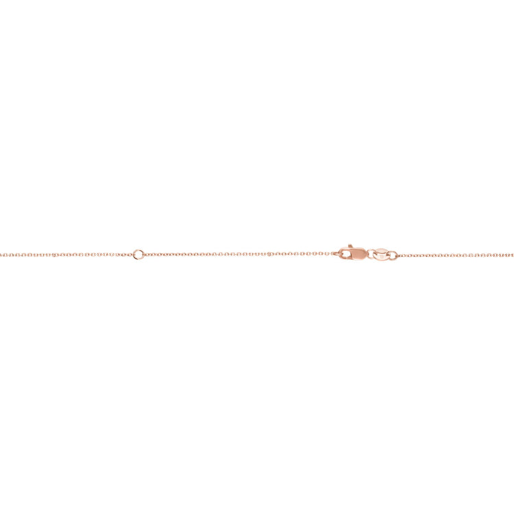14K Gold 0.87Mm Extendable Chain