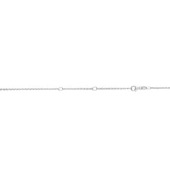 14K Gold 1.2Mm Double Extendable Cable Chain