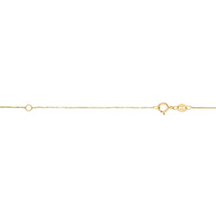 14K Gold 0.51Mm Double Extendable Box Chain