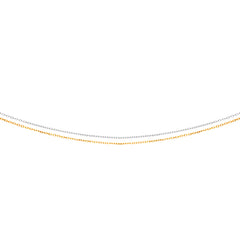 14K Gold 1.1Mm Multi-Strand Chain