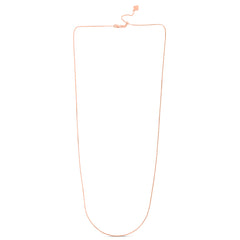 14K Gold 0.68Mm Adjustable Box Chain