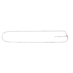 14K Gold .95Mm Endless Adjustable Concave Box Chain