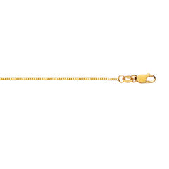 18K Gold .6Mm Classic Box Chain