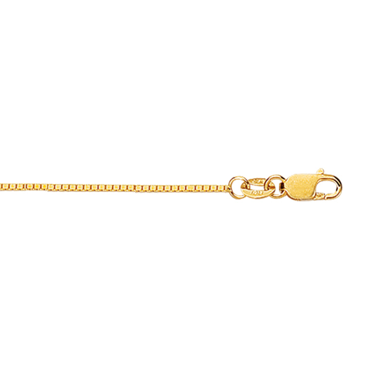 18K Gold 0.78Mm Classic Box Chain