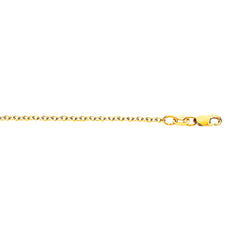 18K Gold 1.5Mm Cable Chain