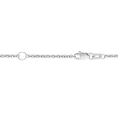 18K Gold 1.8Mm Extendable Cable Chain