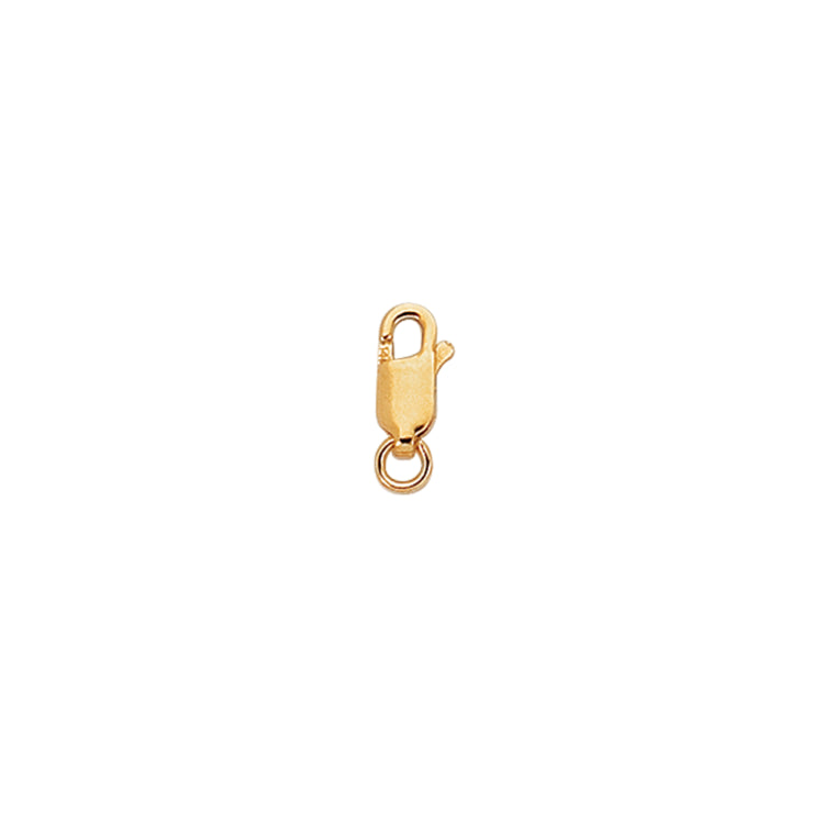 14K Gold 9Mm Rectangular Lobster Lock