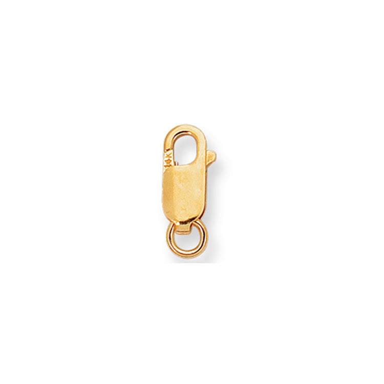14K Gold 13Mm Rectangular Lobster Lock