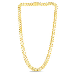 14K Gold 9.5Mm Lite Miami Cuban
