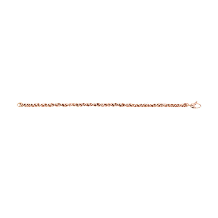 14K Gold Modern Braid Link