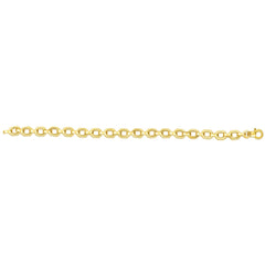 14K Gold Oval Twisted Link Chain