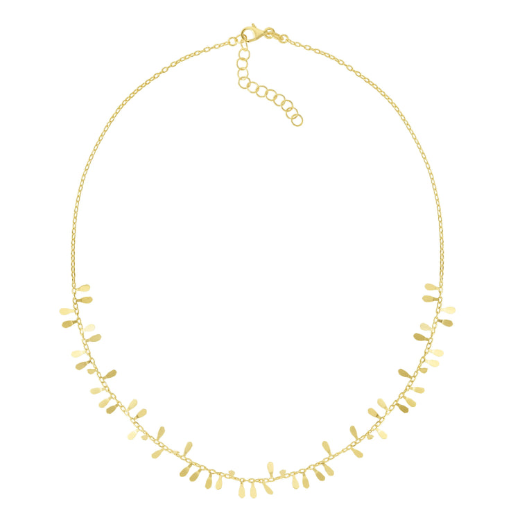 14K Gold Flora Strand Necklace