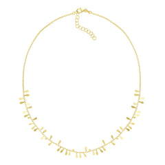 14K Gold Flora Strand Necklace