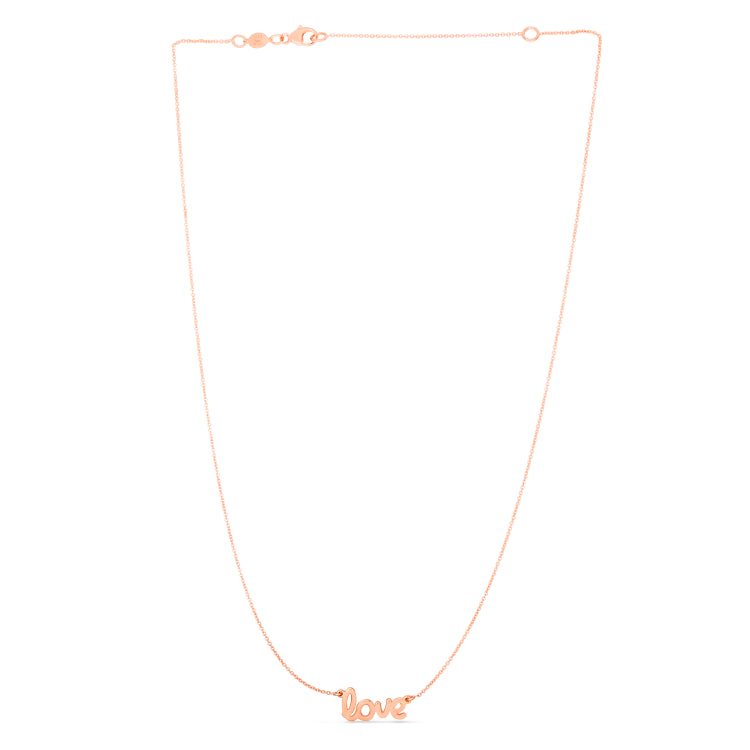 14K Gold Love Necklace