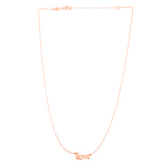 14K Gold Love Necklace