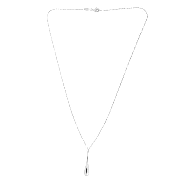 14K Gold Polished Tear Drop Necklace