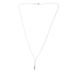 14K Gold Polished Tear Drop Necklace