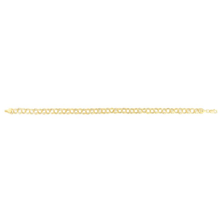 14K Gold Large Charm Bracelet