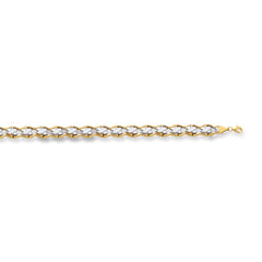 14K Two-Tone Gold X Stampato Bracelet