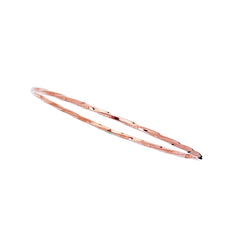 14K Gold Twist Bangle