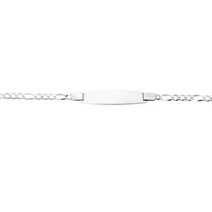 14K Gold Children'S Figaro Id Bracelet