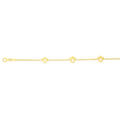 14K Gold Angel Bracelet